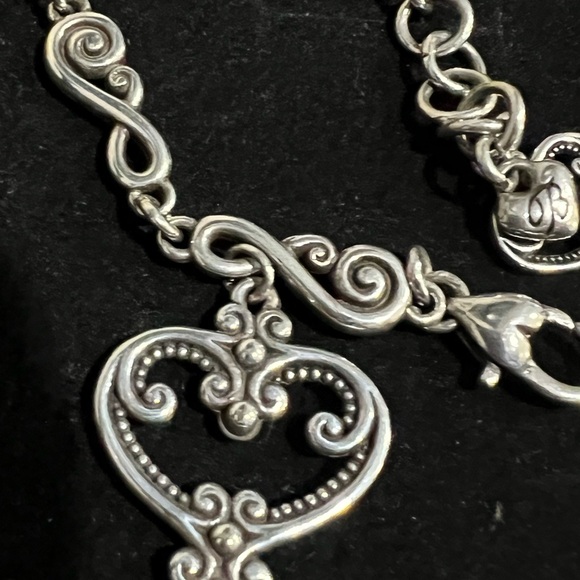 Brighton Silver Swirl Heart Bracelet - Picture 3 of 6